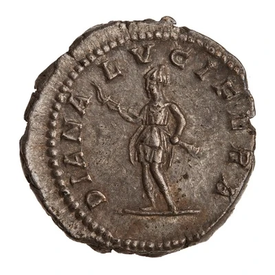 Denarius - Plautilla DIANA LVCIFERA; Diana back