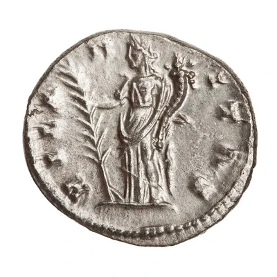 Denarius - Plautilla HILARITAS; Hilaritas back