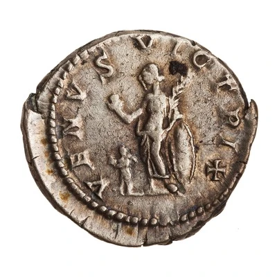 Denarius - Plautilla VENVS VICTRIX; Venus and Cupid back