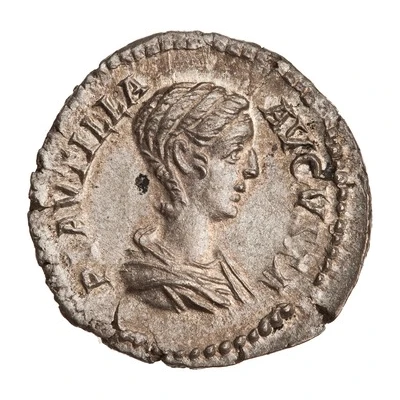 Denarius - Plautilla and Caracalla CONCORDIA FELIX front