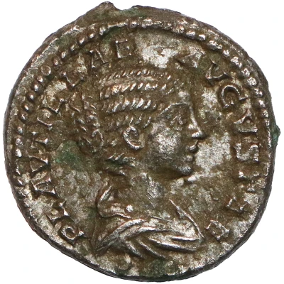 Denarius - Plautilla and Caracalla CONCORDIAE AETERNAE front