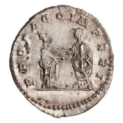 Denarius - Plautilla and Caracalla PROPAGO IMPERI back