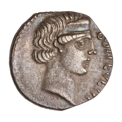Denarius ROM RENASC; Roma front