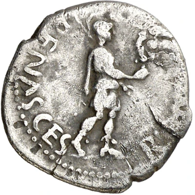 Denarius ROMA RENASCES; Roma back