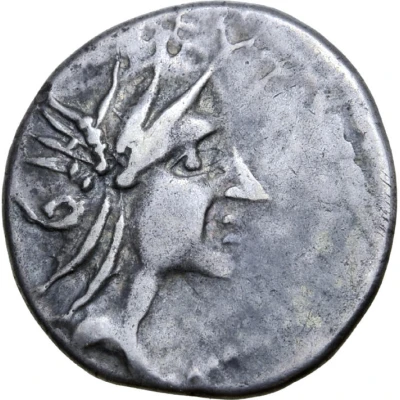 Denarius Roma 50 BC - 1 BC front