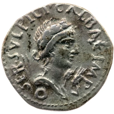Denarius S P Q R; Hispania front
