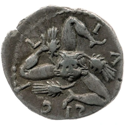 Denarius SICILIA; Medusa; Carthage back