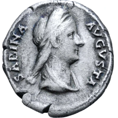 Denarius - Sabina CONCORDIA AVG; Concordia front