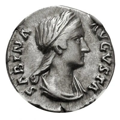 Denarius - Sabina CONCORDIA AVG; Concordia front