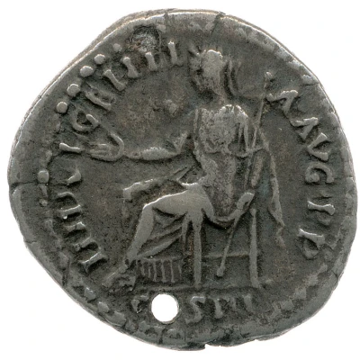 Denarius - Sabina INDVLGENTIA AVG P P COS III; Indulgentia back