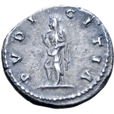 Denarius - Sabina PVDICITIA; Pudicitia back