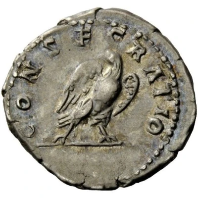 Denarius - Salonia Matidia CONSECRATIO back