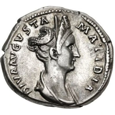 Denarius - Salonia Matidia CONSECRATIO front