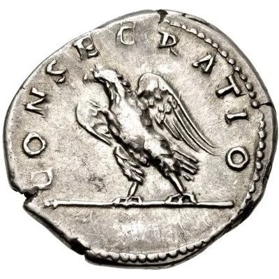 Denarius - Salonia Matidia CONSECRATIO back