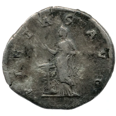 Denarius - Salonia Matidia PIETAS AVG; Pietas back