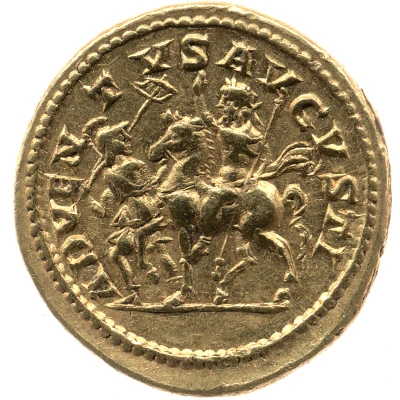 Denarius - Septimius Severus ADVENTVS AVGVSTI back