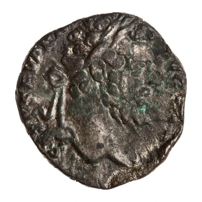 Denarius - Septimius Severus ARAB ADIAB COS II P P; Victory front