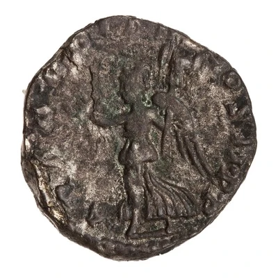 Denarius - Septimius Severus ARAB ADIAB COS II P P; Victory back