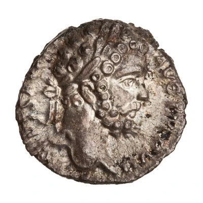 Denarius - Septimius Severus ARAB ADIAB COS II P P; Victory front
