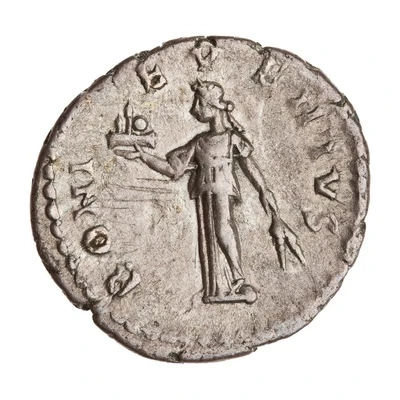 Denarius - Septimius Severus BONI EVENTVS; Bonus Eventus back