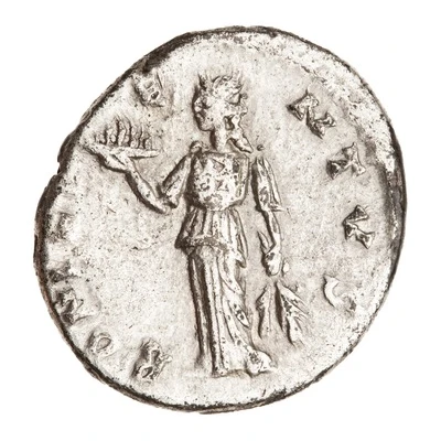 Denarius - Septimius Severus BONI EVENTVS; Bonus Eventus back
