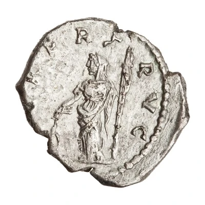 Denarius - Septimius Severus CERER FRVG; Ceres back