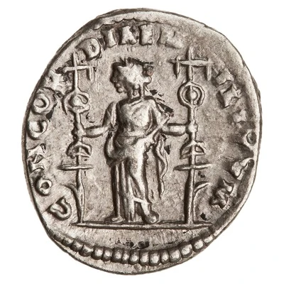 Denarius - Septimius Severus CONCORDIAE MILITVM; Concordia back
