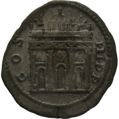 Denarius - Septimius Severus COS III P P back