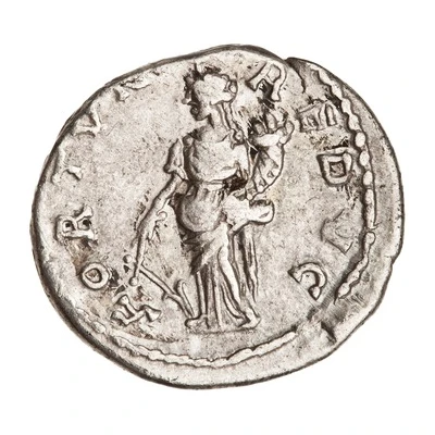 Denarius - Septimius Severus FORTVN REDVC; Fortuna back