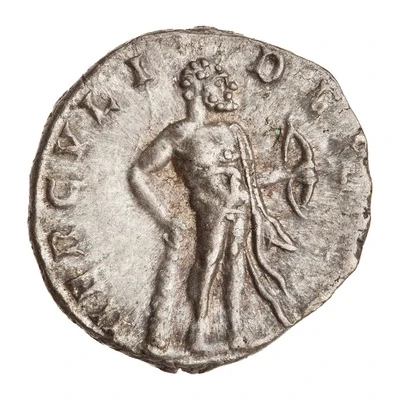 Denarius - Septimius Severus HERCVLI DEFENS; Hercules back