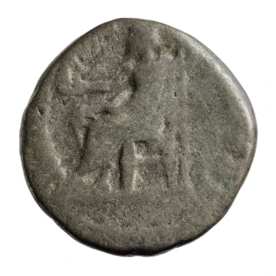 Denarius - Septimius Severus IOVI CONSERVATORI; Jupiter and Victory back