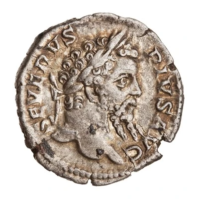 Denarius - Septimius Severus IOVI SOSPITATORI; Jupiter front