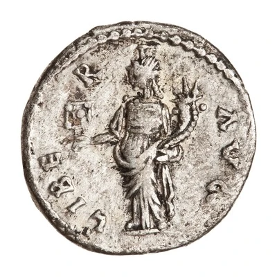 Denarius - Septimius Severus LIBER AVG; Liberalitas back