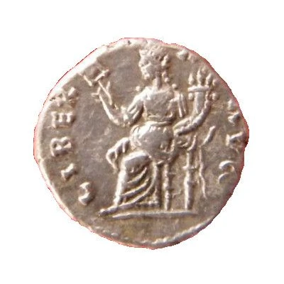 Denarius - Septimius Severus LIBERA AVG; Liberalitas back
