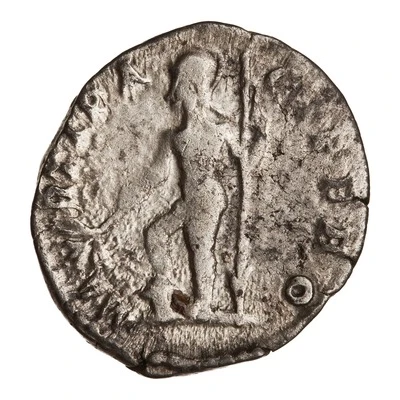 Denarius - Septimius Severus MARTI PACIFERO; Mars back