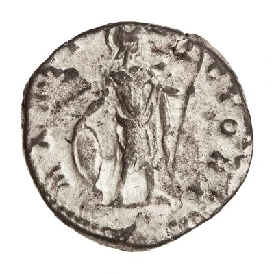 Denarius - Septimius Severus MARTI VICTORI; Mars back