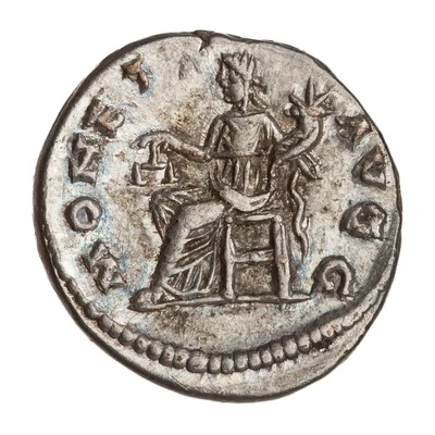 Denarius - Septimius Severus MONETA AVGG; Moneta back