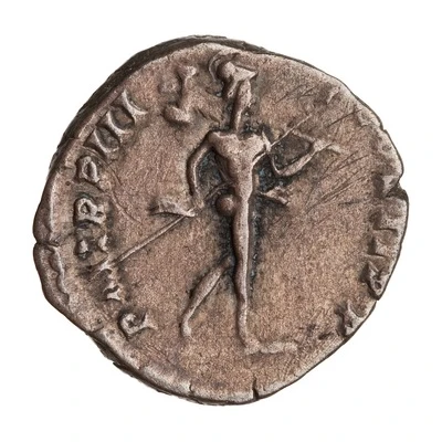 Denarius - Septimius Severus P M TR P III COS II P P; Mars back