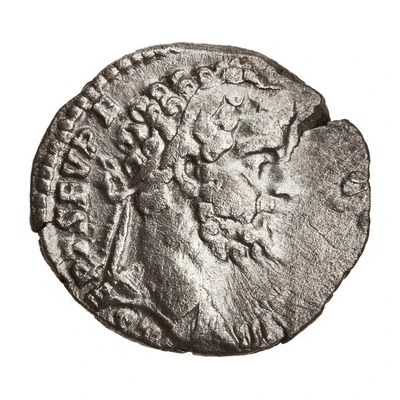 Denarius - Septimius Severus P M TR P III COS II P P; Mars front