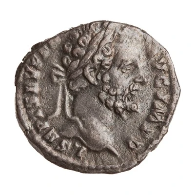 Denarius - Septimius Severus P M TR P III COS II P P; Minerva front