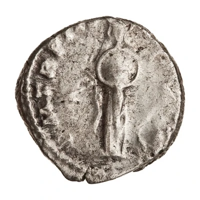 Denarius - Septimius Severus P M TR P III COS II P P; Minerva back
