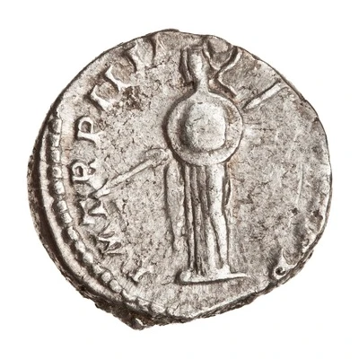 Denarius - Septimius Severus P M TR P IIII COS II P P; Minerva back