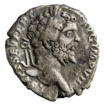 Denarius - Septimius Severus P M TR P IIII COS II P P; Pax front