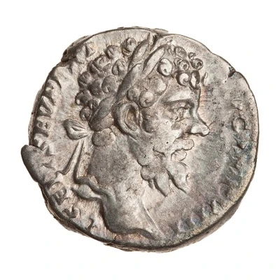 Denarius - Septimius Severus P M TR P IIII COS II P P; Victory front