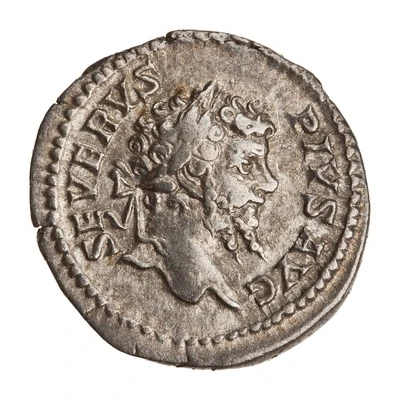 Denarius - Septimius Severus P M TR P XI COS III P P; Fortuna front