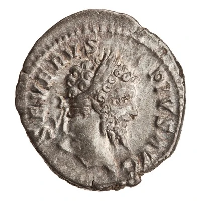 Denarius - Septimius Severus P M TR P XIII COS III P P; Jupiter front