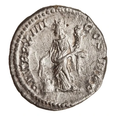 Denarius - Septimius Severus P M TR P XIIII COS III P P; Annona back