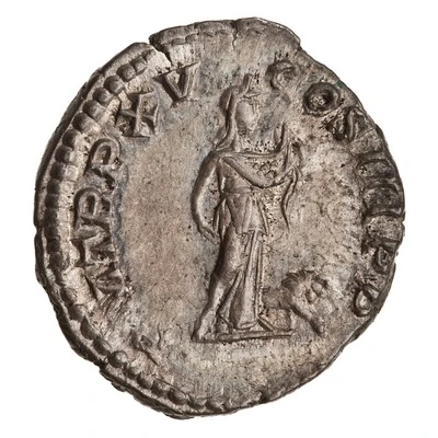 Denarius - Septimius Severus P M TR P XV COS III P P; Africa back
