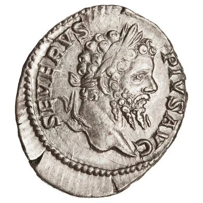 Denarius - Septimius Severus P M TR P XV COS III P P front
