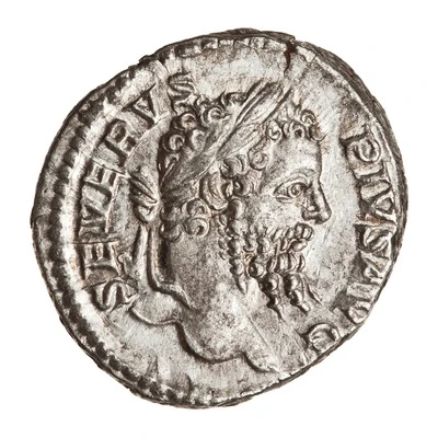 Denarius - Septimius Severus P M TR P XVI COS III P P; Concordia front